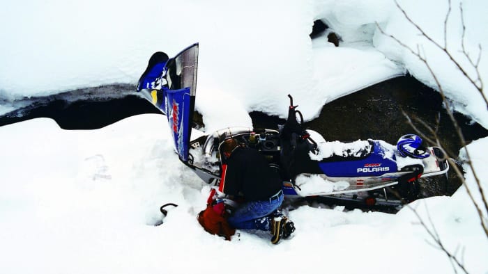 Gardner's snowmobile wreck made a lasting impression on him: He reflects on it frequently, and it has cost him feeling in his feet.